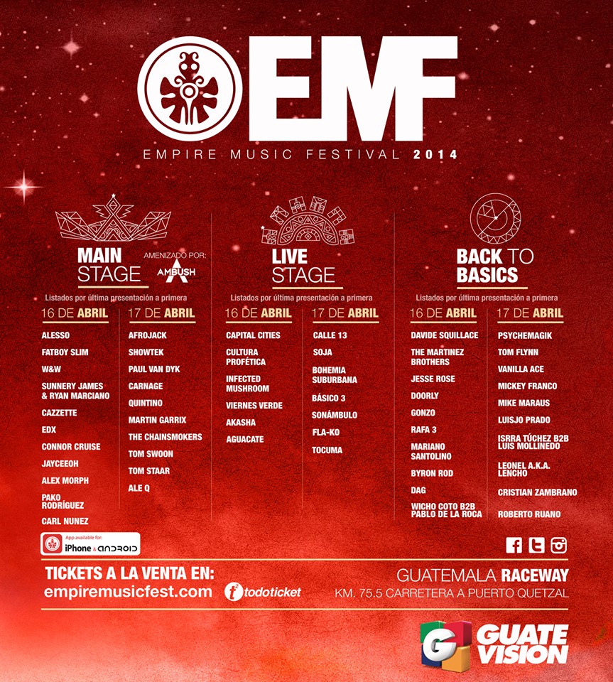 Empire Music Festival, Guatemala Fatboy Slim