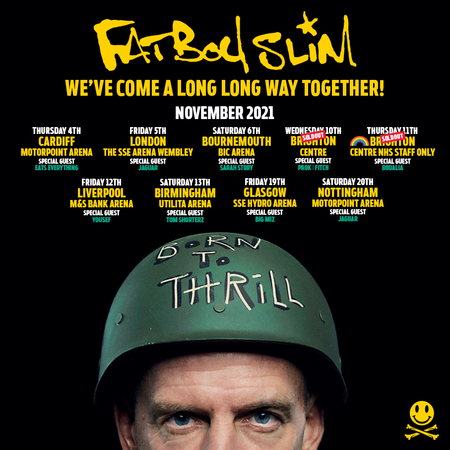 fatboy slim tour 2021