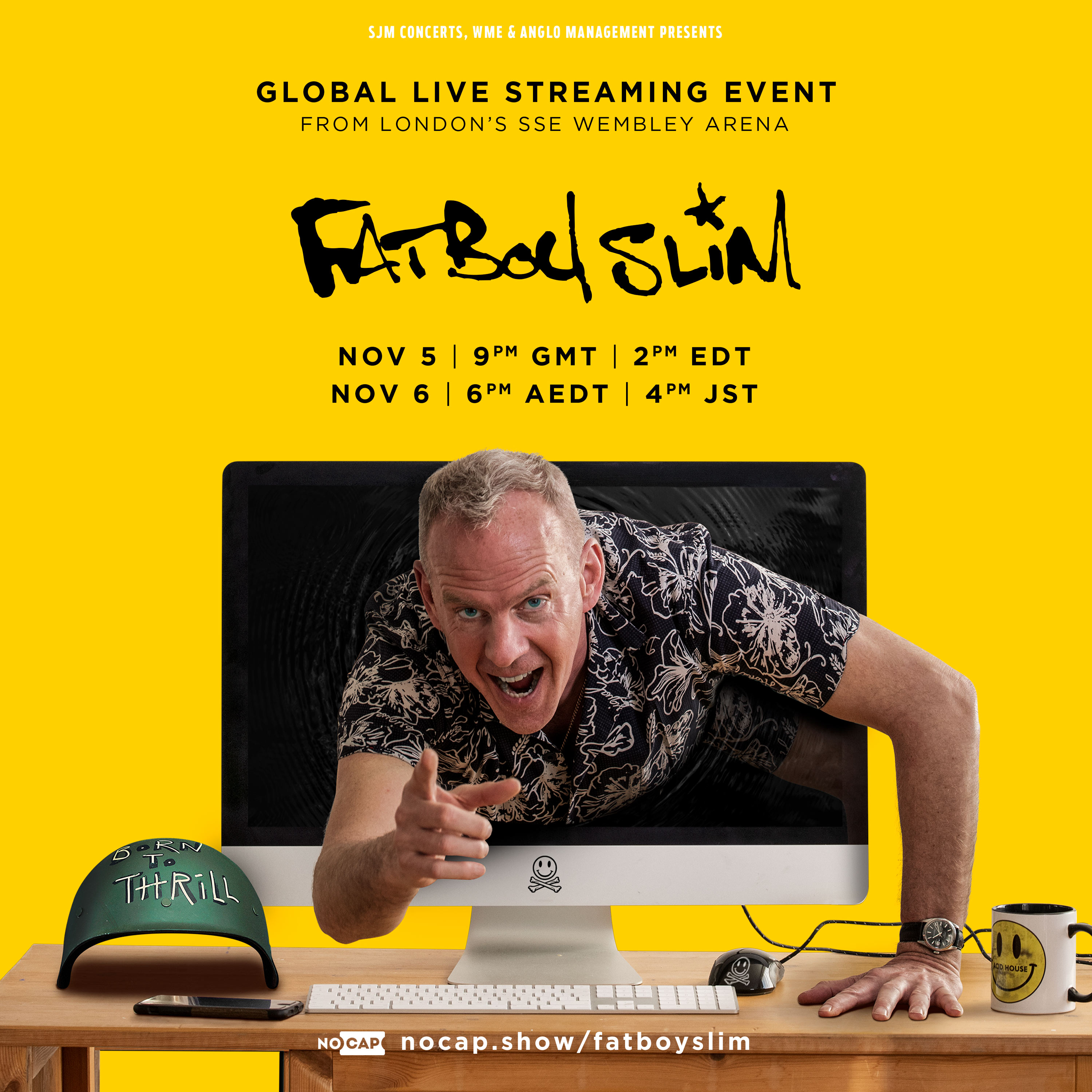 Fatboy Slim Global Live Streaming Event Wembley Arena Fatboy Slim