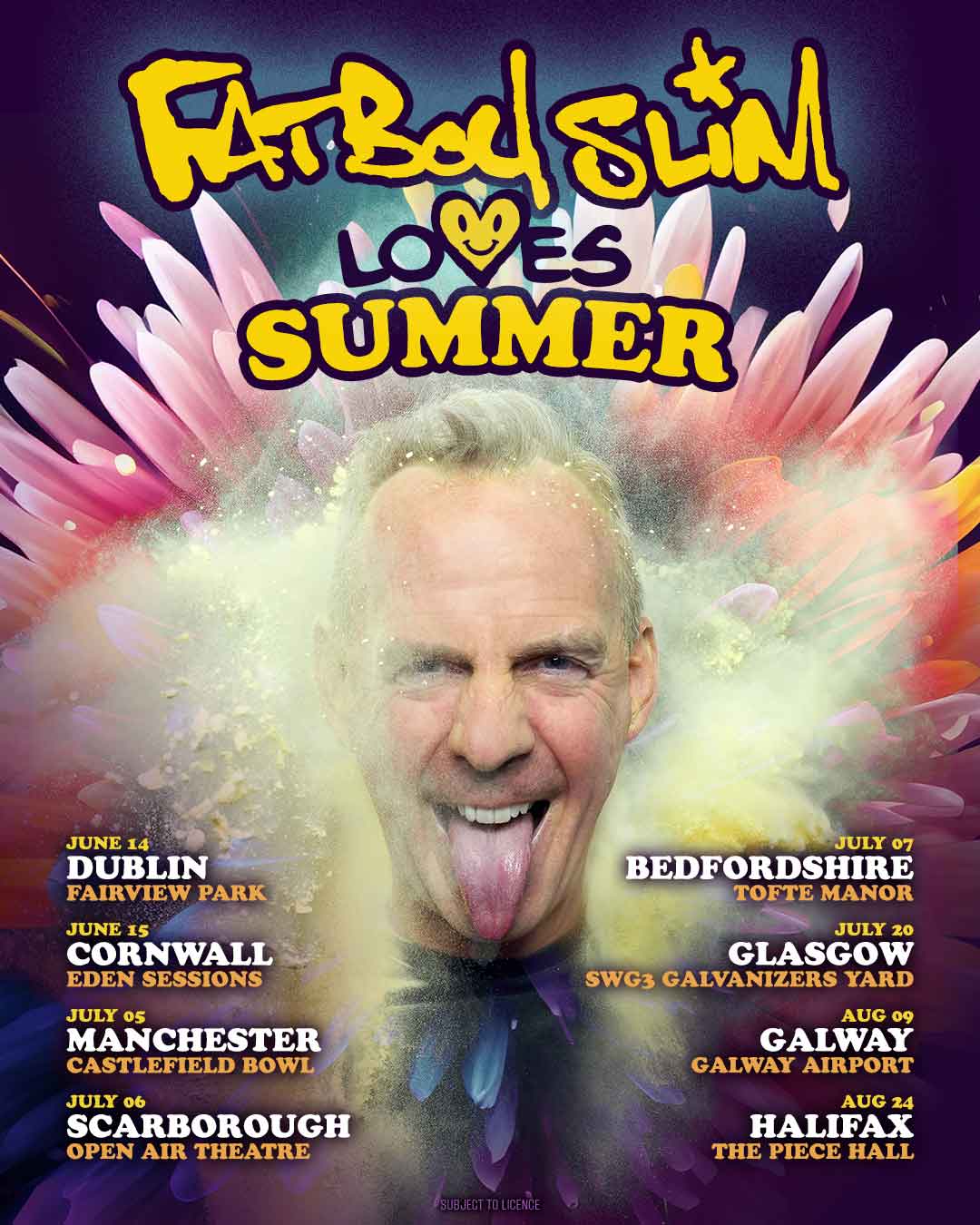 Fatboy Slim Loves Summer Tour 2024 Fatboy Slim